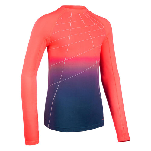 





AT 500 Skincare Girls' Athletics Long-Sleeved Jersey - neon pink blue