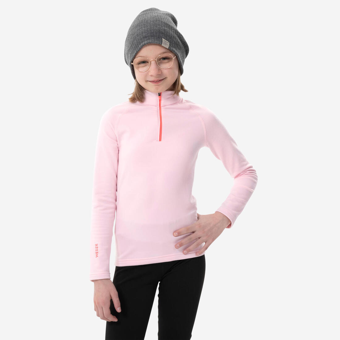 Kids’ Ski Base Layer 1/2 Zip Top - BL 500