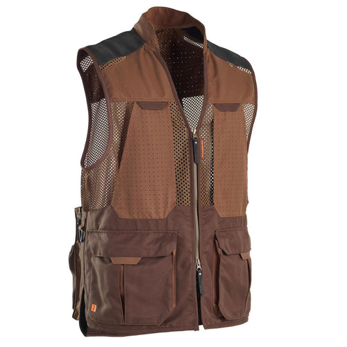 





Men's Hunting Breathable Waistcoat - 520 brown V2