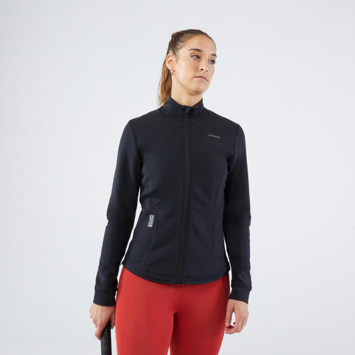 





Women's Tennis Quick-Dry Soft Jacket Dry 900 - Black