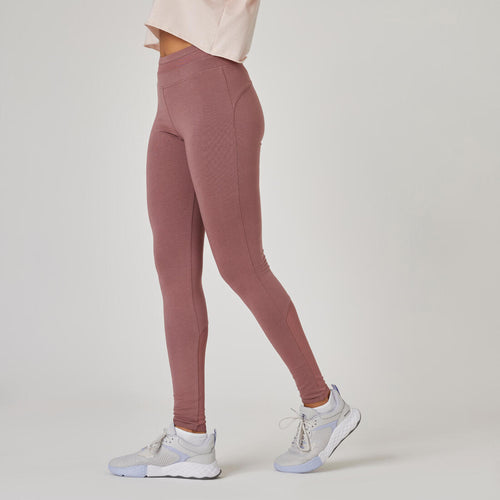 





Stretchy High-Waisted Cotton Fitness Leggings with Mesh