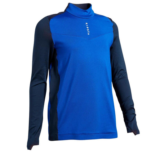 





Kids' 1/2 Zip Football Sweatshirt T900 - Blue/Navy