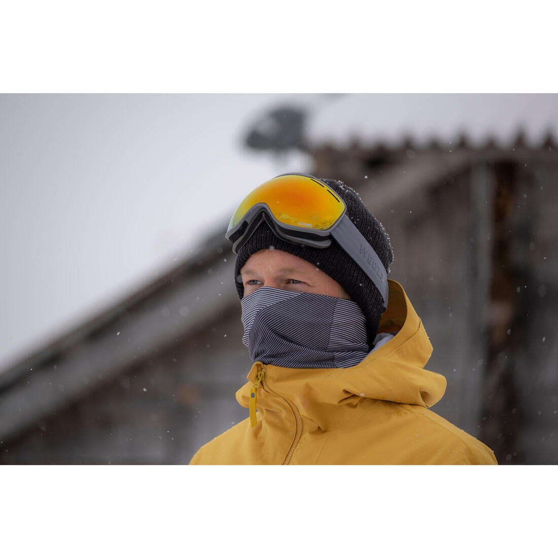 ADULT HIGH-TECH SKI NECK WARMER - HUG - PLUM