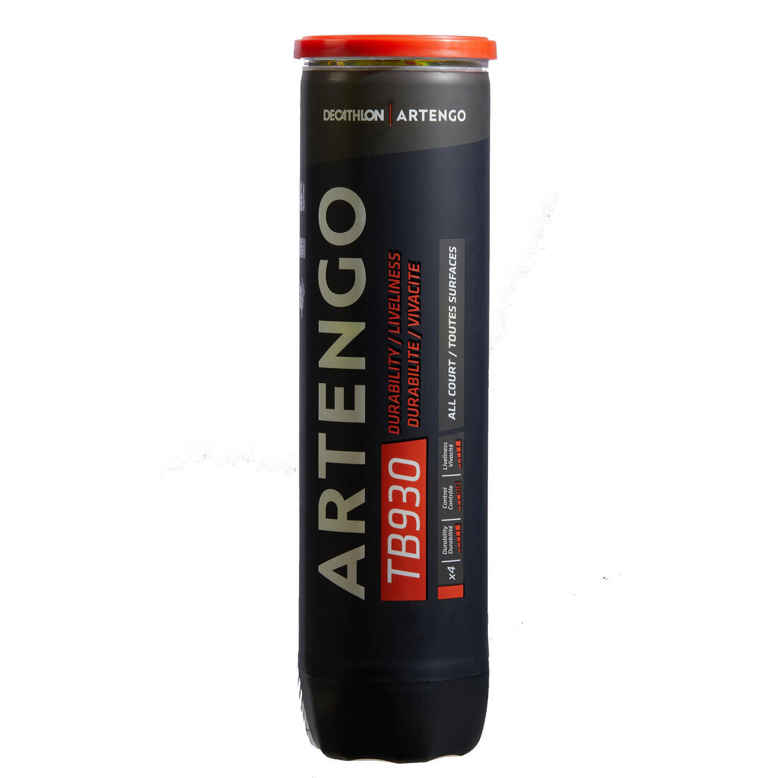 Tennis Ball TB930 Speed 4-Pack - Yellow