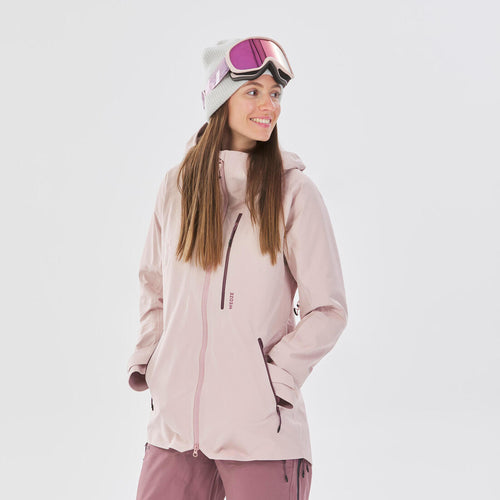 





FR 500 Women's warm and breathable ski jacket - light pink