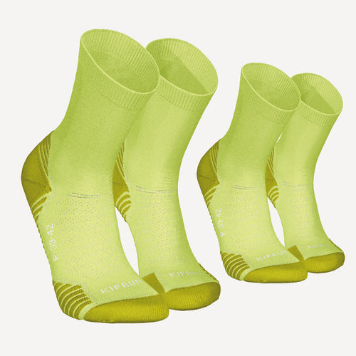 





PACK OF 2 PAIRS OF RUN500 THICK MID-CALF RUNNING SOCKS