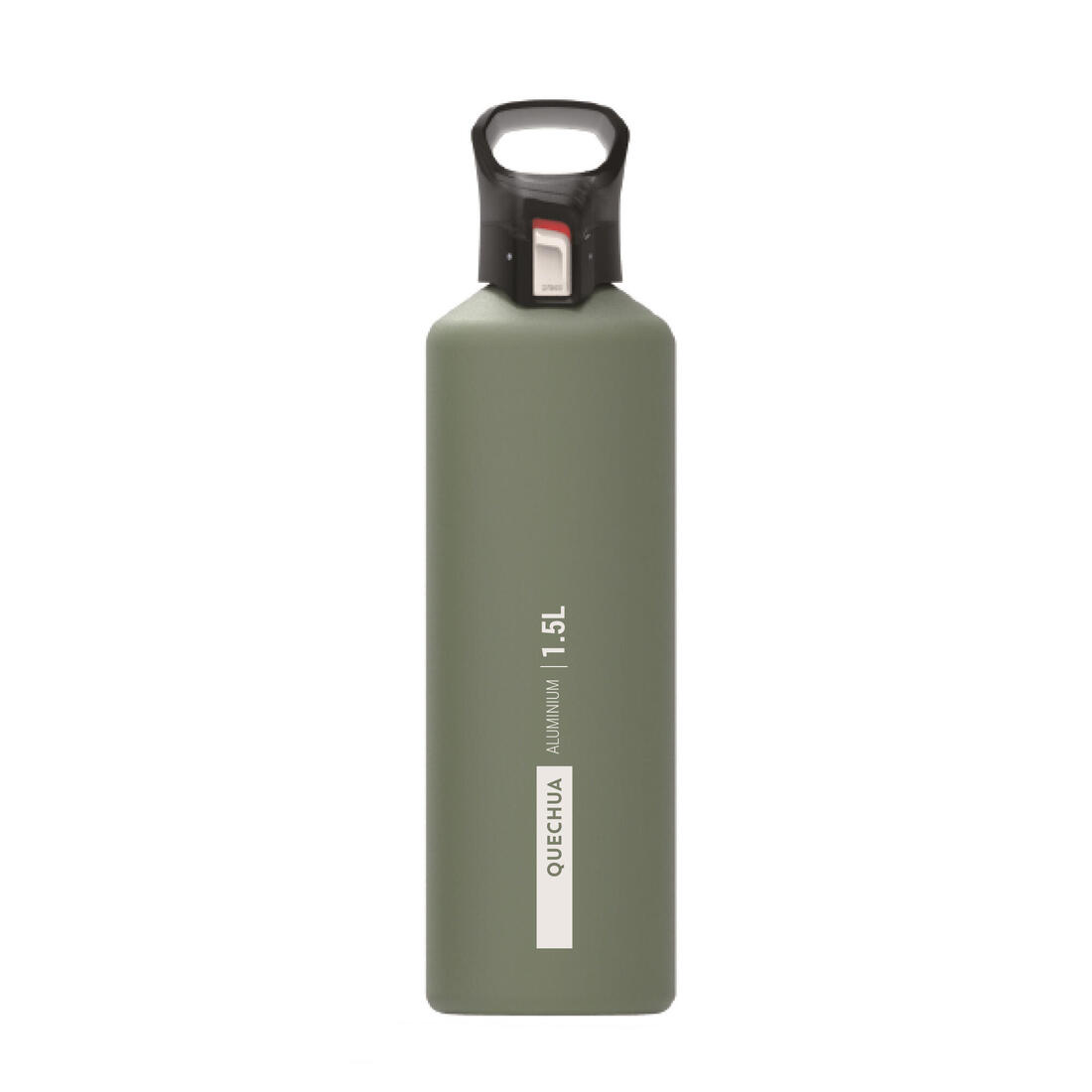 1.5L aluminium flask with quick-open cap for hiking