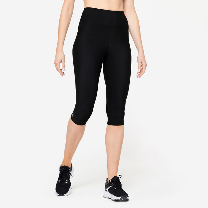 





Women's Stretchy Fitness Cropped Bottoms - Smoky Black, photo 1 of 5