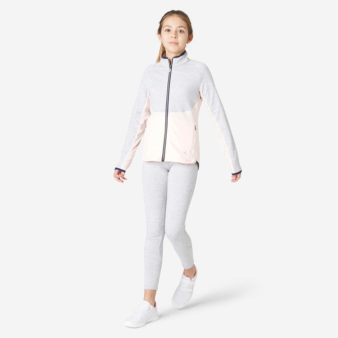 





Kids' Breathable Tracksuit S500 - Grey/Pink, photo 1 of 8