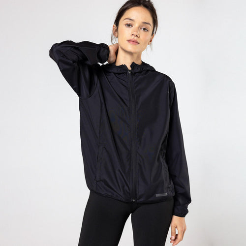 





Women's windproof running jacket - KIPRUN Run 100 Wind