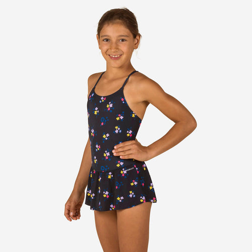 





Lila All Omi 100 Girls Swimming One-Piece Swimsuit/Skirt