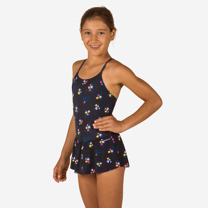 





Lila All Omi 100 Girls Swimming One-Piece Swimsuit/Skirt, photo 1 of 4