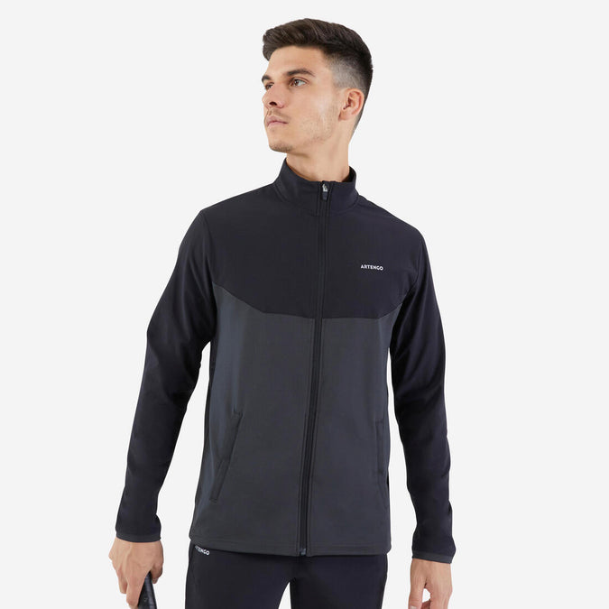 





Men's Tennis Jacket Essential - Black/Grey, photo 1 of 5