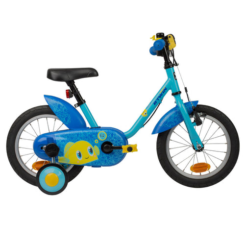 Kids bike blue best sale