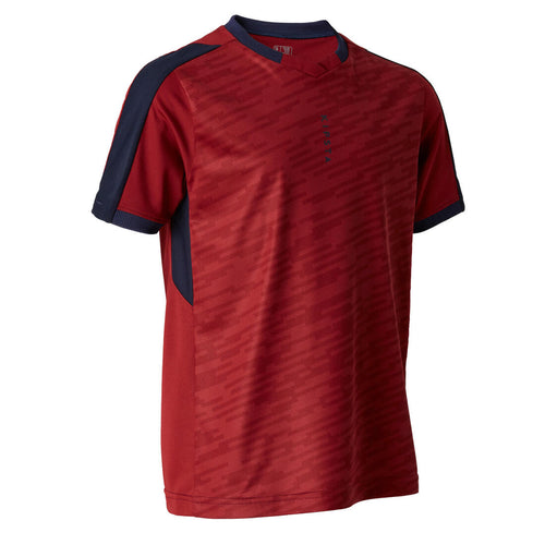 





Kids' Short-Sleeved Football Shirt F520 - Orange/Burgundy