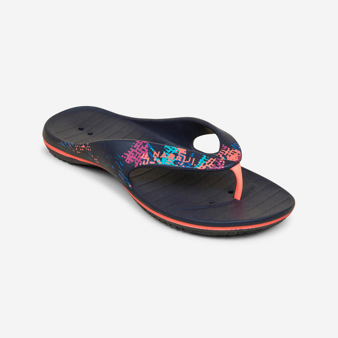 





Women’s Poolside Flip-Flops Tonga 500 Tra Navy Coral, photo 1 of 4