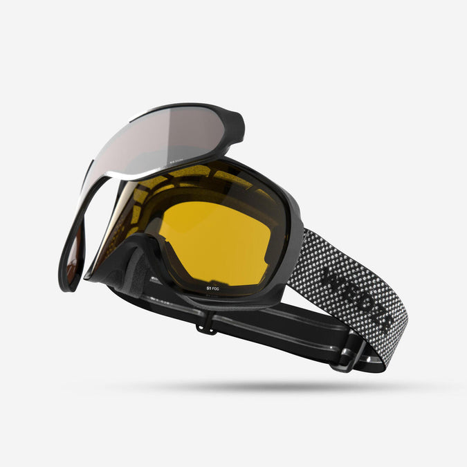 





KIDS’ AND ADULT SKIING AND SNOWBOARDING GOGGLES ALL WEATHER - G 500 I - GREY, photo 1 of 4
