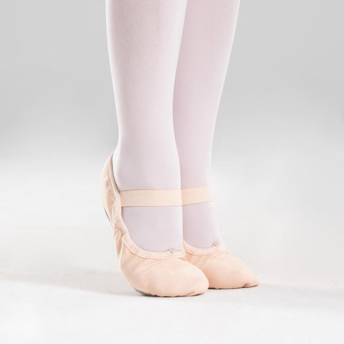 





Ballet Full Sole Demi-Pointe Canvas Shoes Sizes 8C to 7 - Salmon