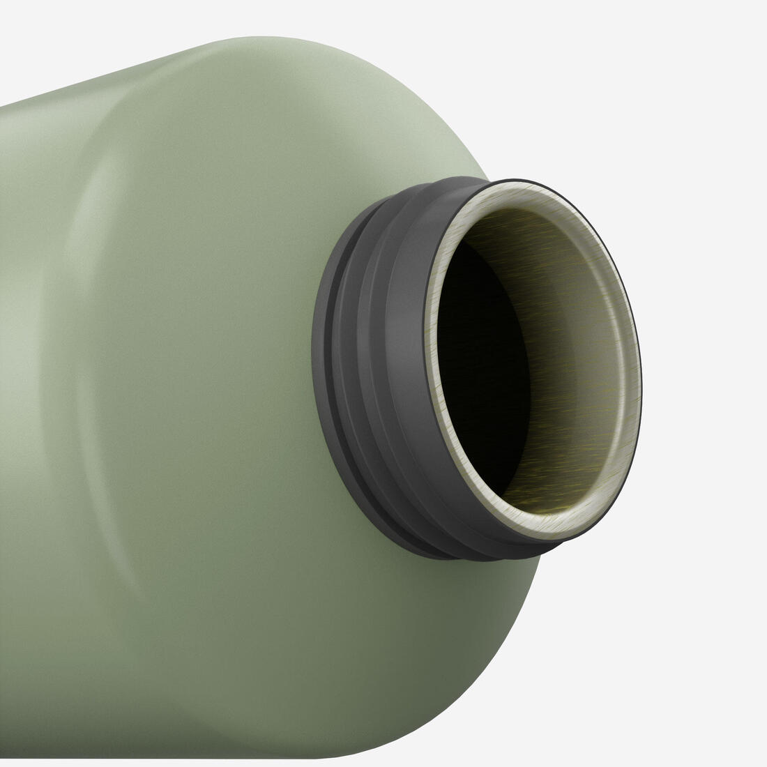 1.5L aluminium flask with quick-open cap for hiking