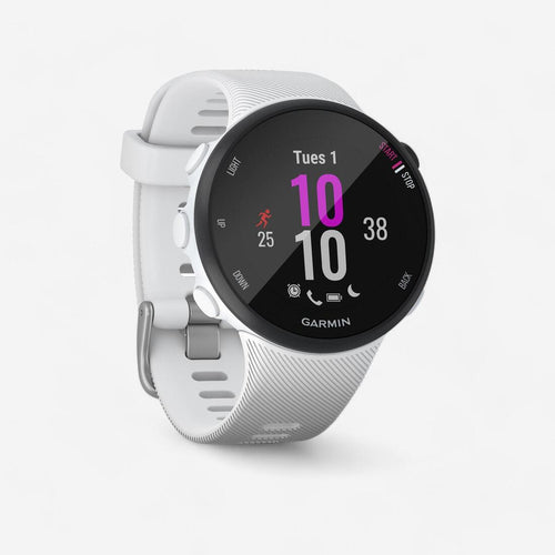 





RUNNING HEART RATE MONITOR GPS WATCH FORERUNNER 45S - WHITE