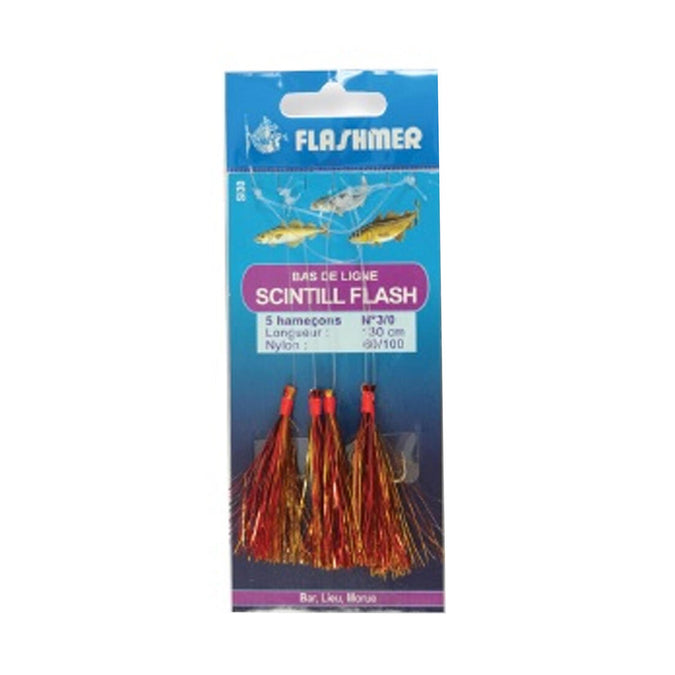 





Scintiflash Sea Fishing Leader 5 x N°2 Hooks Red, photo 1 of 1