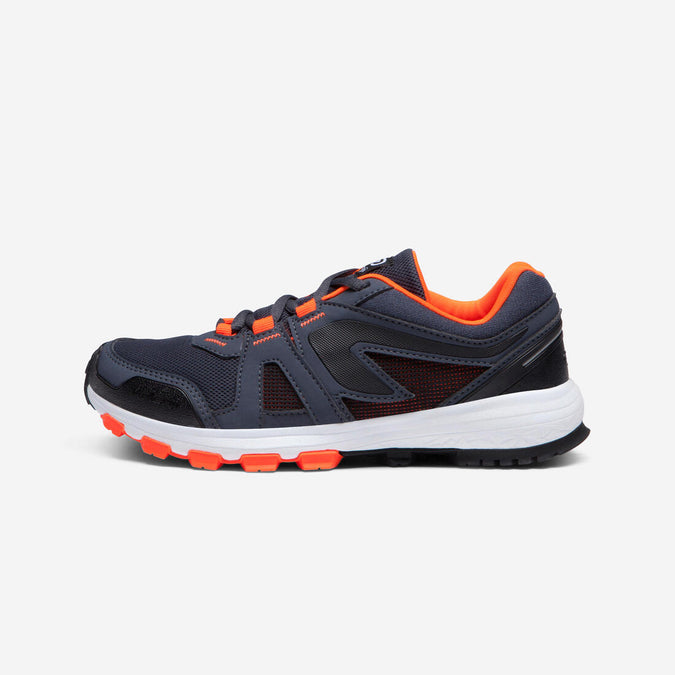 





KIDS KIPRUN GRIP RUNNING & ATHLETICS SHOES - GREY AND BLACK NEON ORANGE, photo 1 of 13