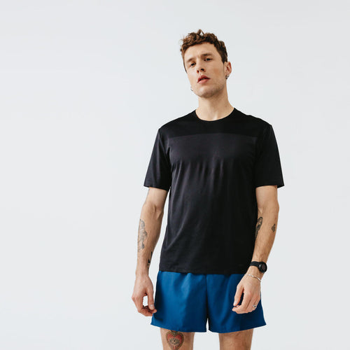 





Men's Running Breathable and Ventilated T-Shirt Dry+ Breath - black