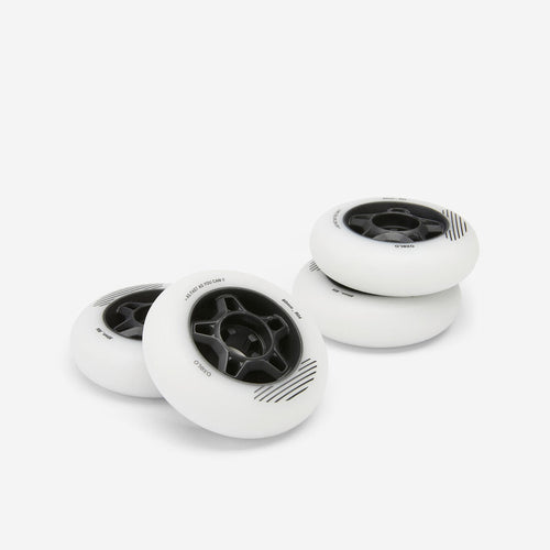 





Adult 80mm 80A Fitness Inline Skating Wheels Fit 4-Pack - White