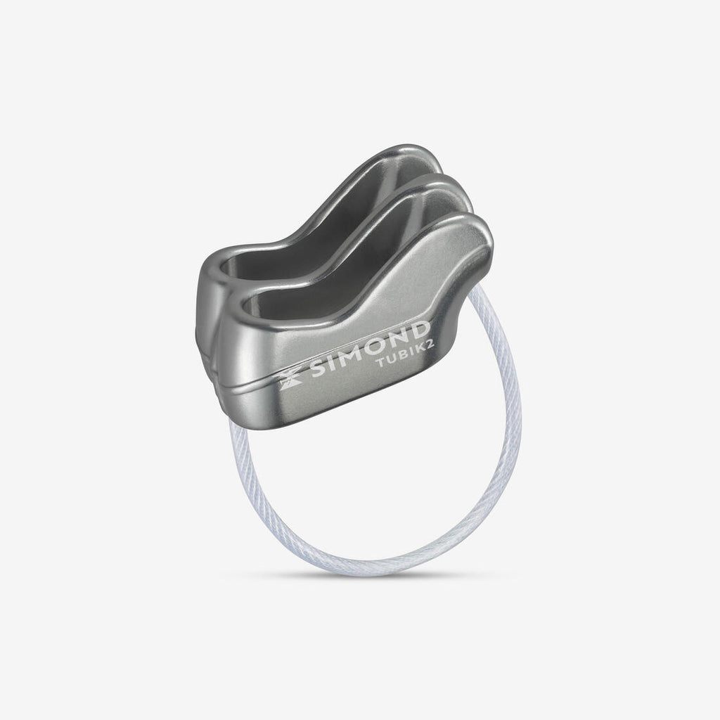 BELAYING AND ABSEILING SYSTEM - TUBIK 2 GREY – Decathlon Bahrain