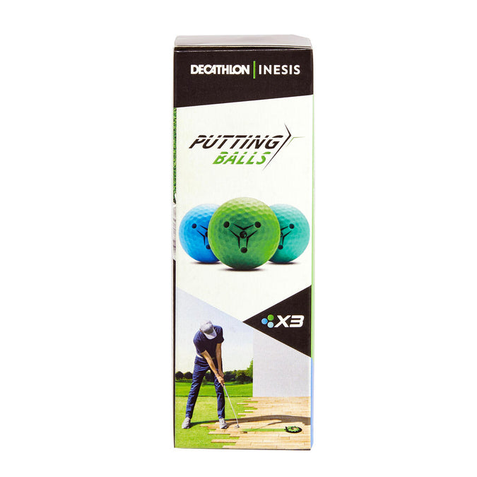 





PUTTING BALL X3 - INESIS BLUE/GREEN, photo 1 of 5