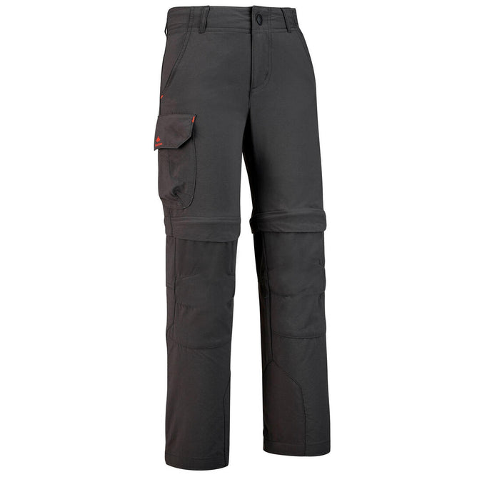 





Kids’ convertible hiking trousers, 7-15 years, MH500 - Black, photo 1 of 10