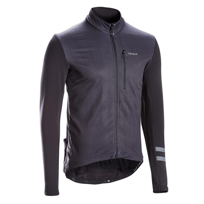 





Men's Mid-Season Long-Sleeved Road Cycling Jersey RC500 - Black, photo 1 of 2