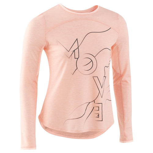 





Kids' Breathable Long-Sleeved T-Shirt - Pink