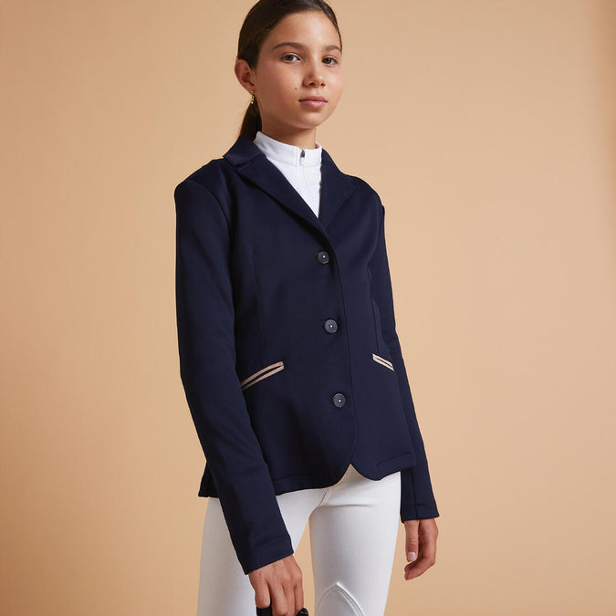 





Kids' Horse Riding Show Jacket 500 - Navy, photo 1 of 7