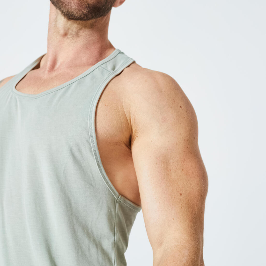 Men's Breathable Performance Weight Training Stringer Tank Top