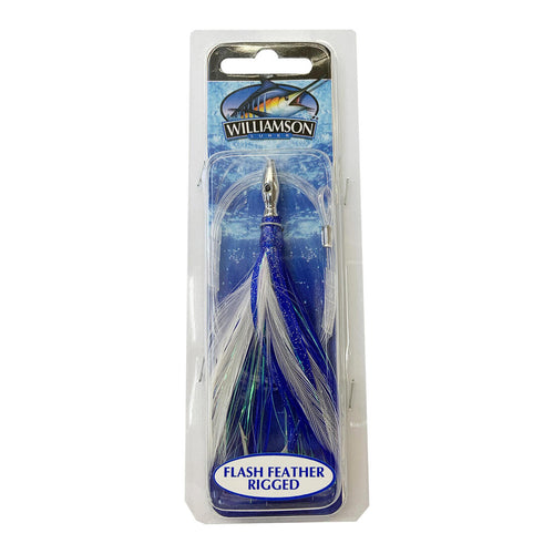 





Rigged Flash Feather blue 04 trolling lure