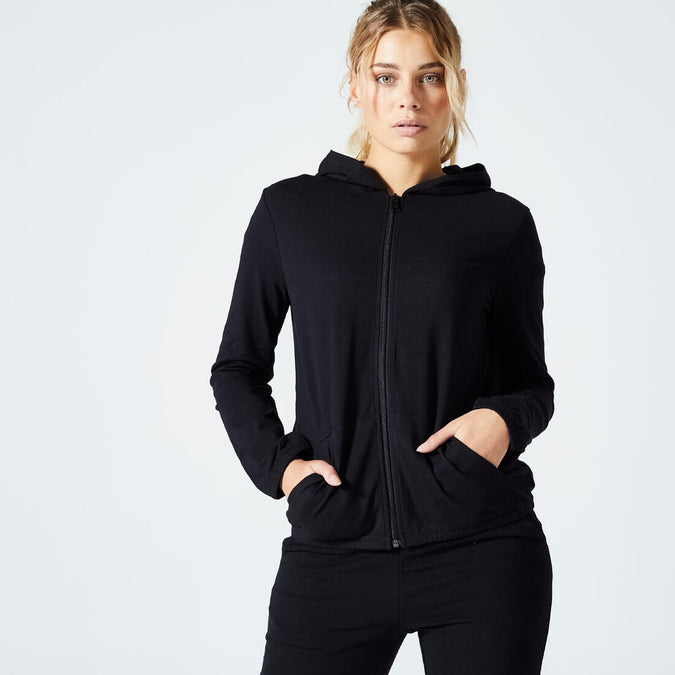 





Women's Fitness Zip-Up Sweatshirt 100, photo 1 of 5