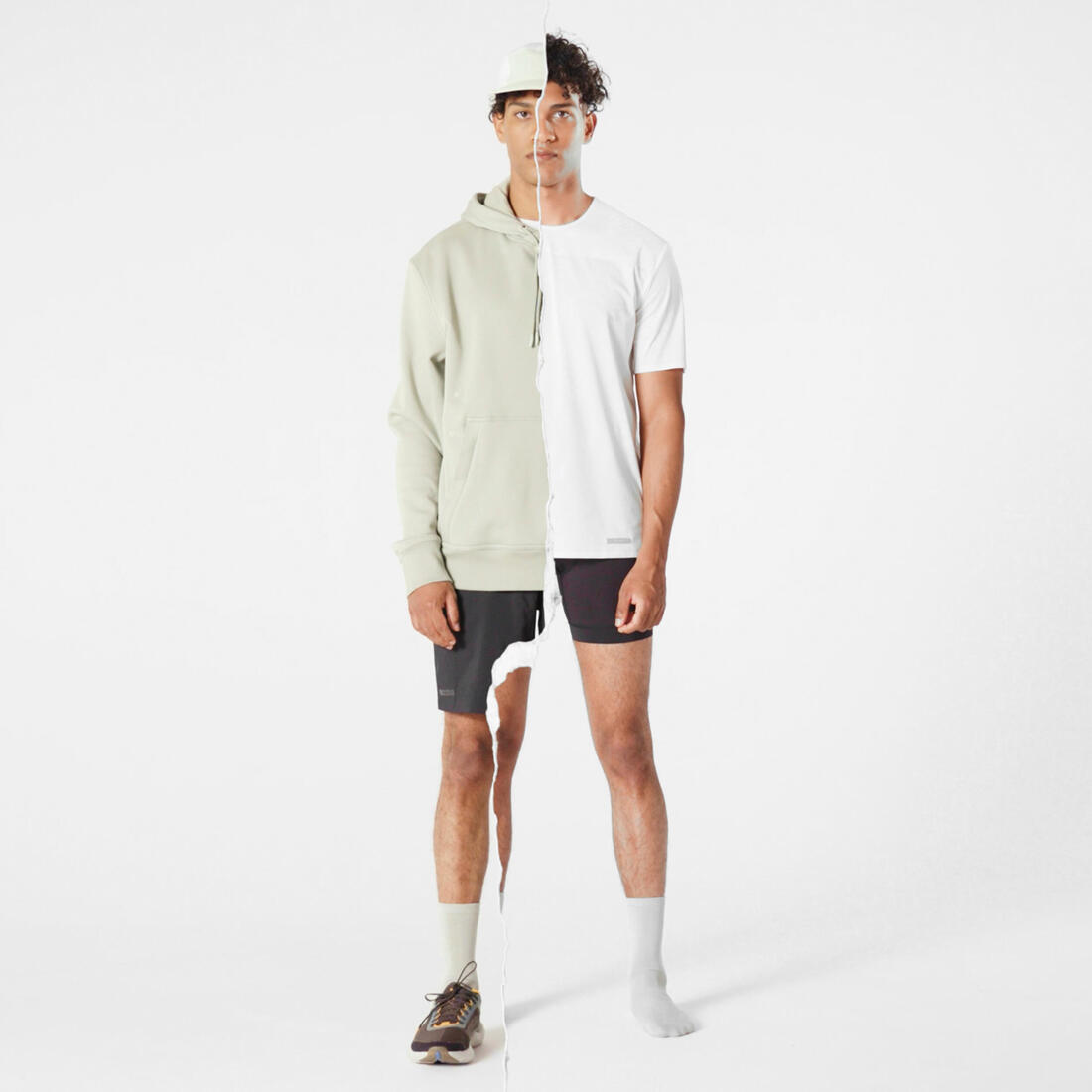 Dry 550 Men's Breathable 2-in-1 Running Shorts