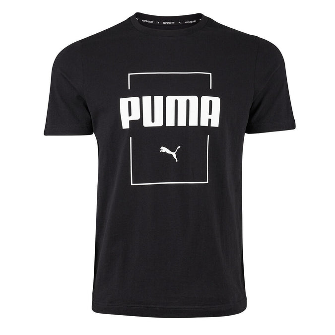 





Men's Short-Sleeved Fitted Crew Neck Cotton Fitness T-Shirt - Black, photo 5 of 8