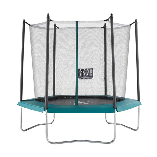 





Hexagonal Trampoline with Safety Net 240