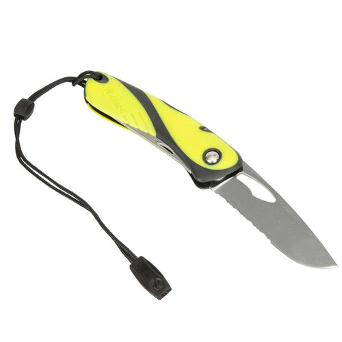 





Sailing Knife with Marlin Spike and Shackle Key - Black/Yellow