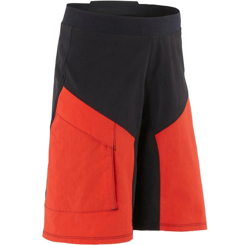 





500 Kids' Mountain Bike Shorts - Black