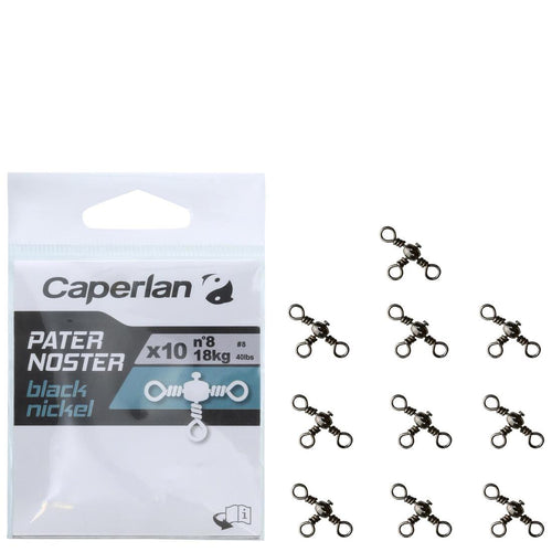 





PATERNOSTER BLACK NICKEL FISHING SWIVEL X10