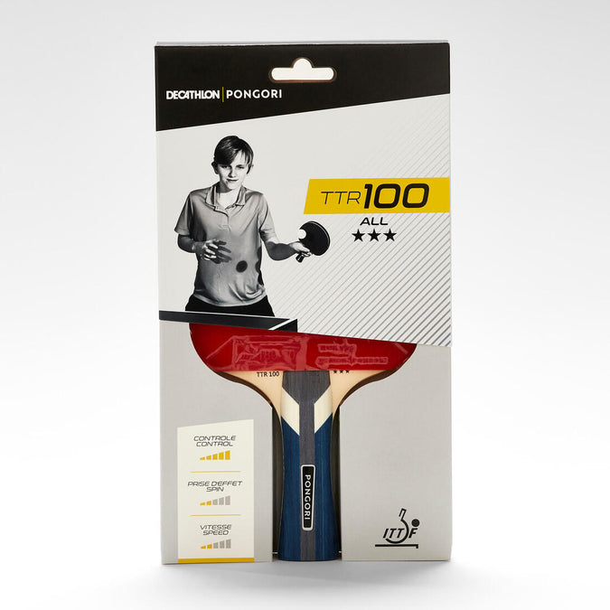 





School Table Tennis Bat TTR 100 3* All-Round, photo 9 of 9