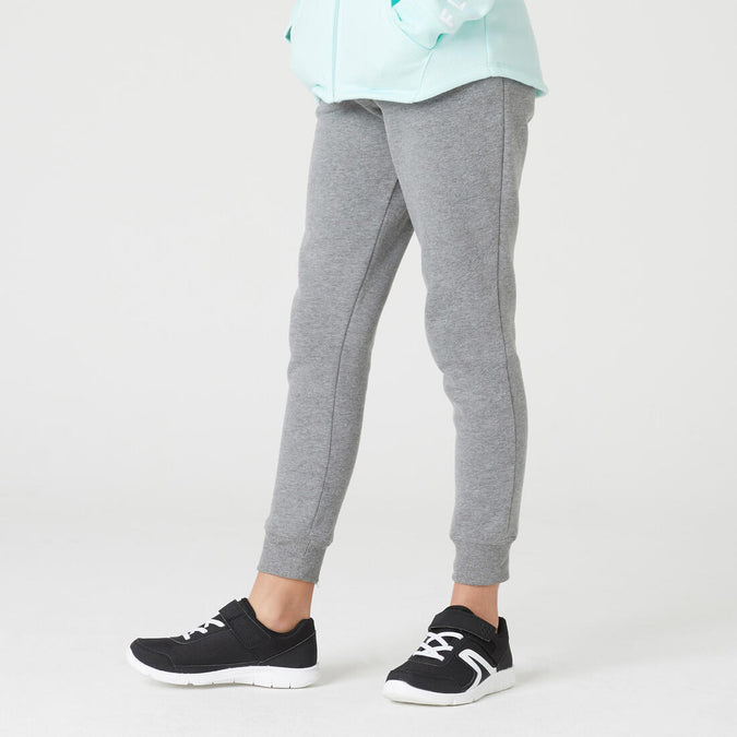 





Girls' Warm Brushed Jersey Jogging Bottoms 500, photo 1 of 5