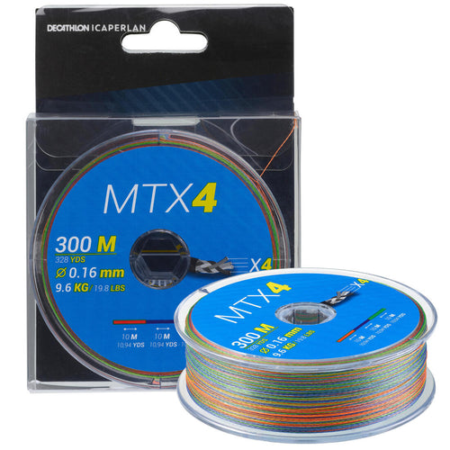 





4-strand braid MTX4 MULTICOLOUR 300M Sea fishing