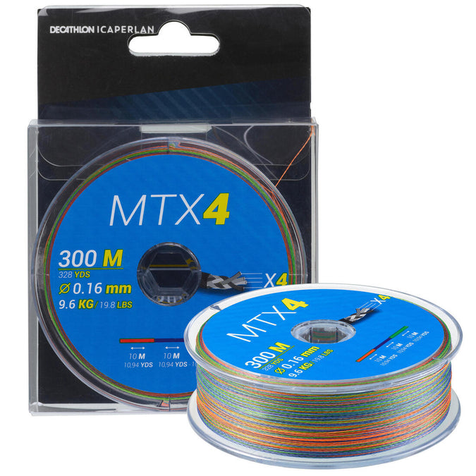 





4-strand braid MTX4 MULTICOLOUR 300M Sea fishing, photo 1 of 3