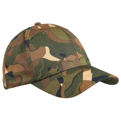 





Durable Country Sport Cap 500 - Woodland Camo Green And Brown