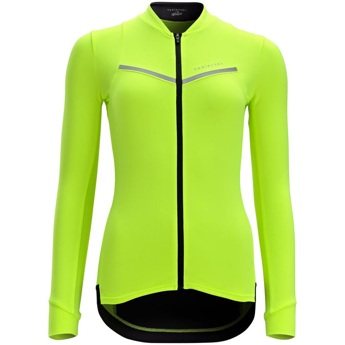 





Women's Long-Sleeved Road Cycling Jersey - Yellow, photo 1 of 7