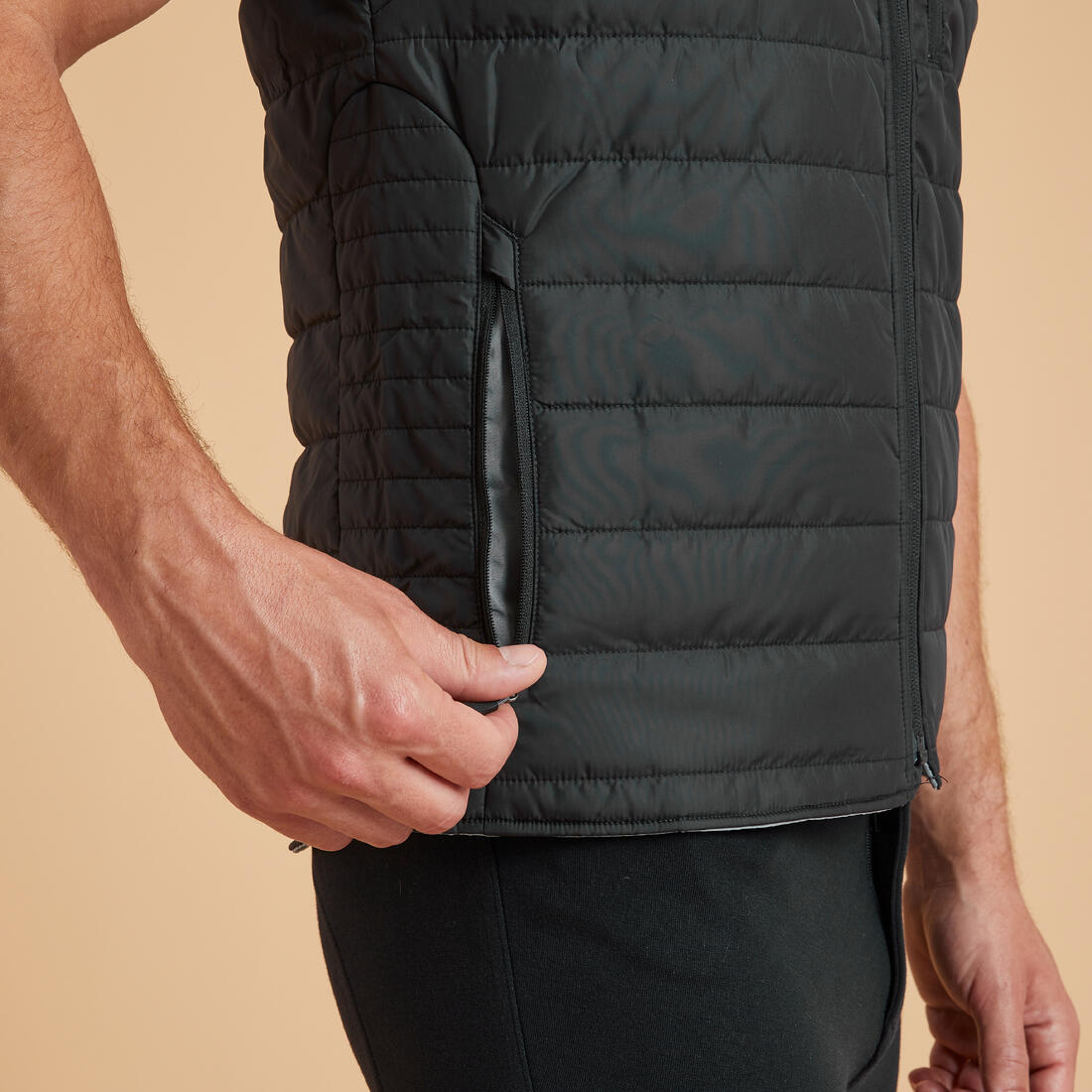 Men's Sleeveless Horse Riding Padded Jacket 100